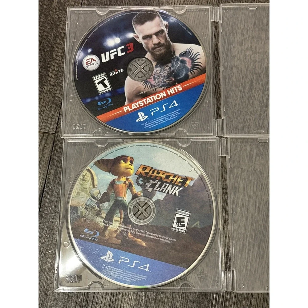 PS4 Game Disc Lot 2 Discs-UFC3-RATCHET